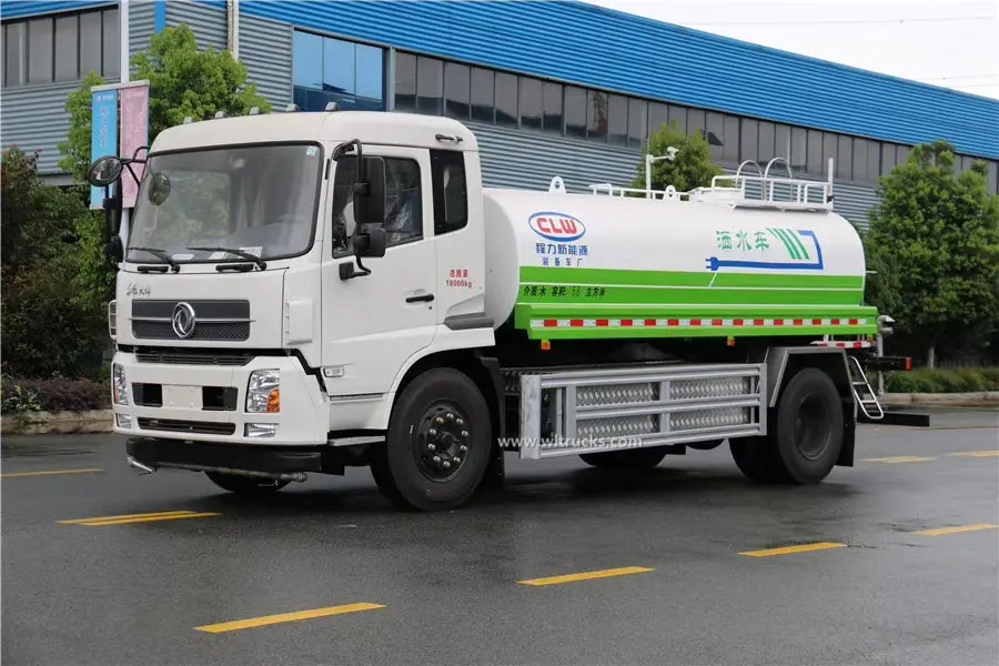 Dongfeng Kinrun 10000L electric water tank sprinkler truck