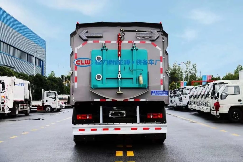 Dongfeng Kinrun 15m3 electric street washing and sweeping truck
