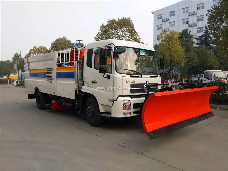 Dongfeng Kinrun 15m3 road snow  cleaning sweeper truck