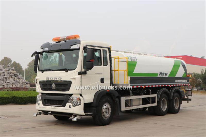 Euro V HOWO 25 ton Water Tank Vehicle