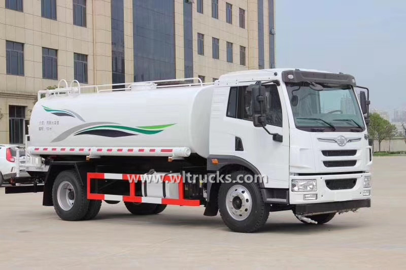 FAW 15000liters water tanker truck