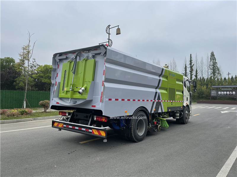 FAW 16m3 cleaning street sweeper truck