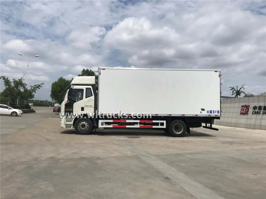 FAW 44m3 refrigeration van truck