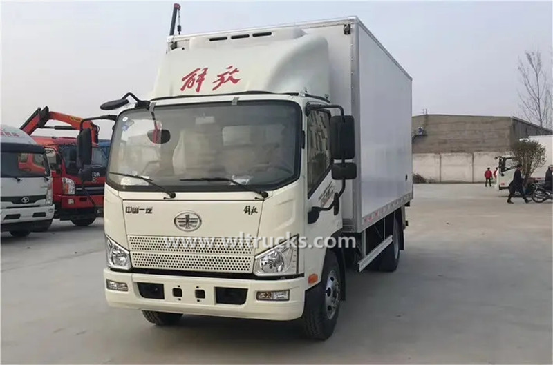 FAW 5 tonne freezer box truck