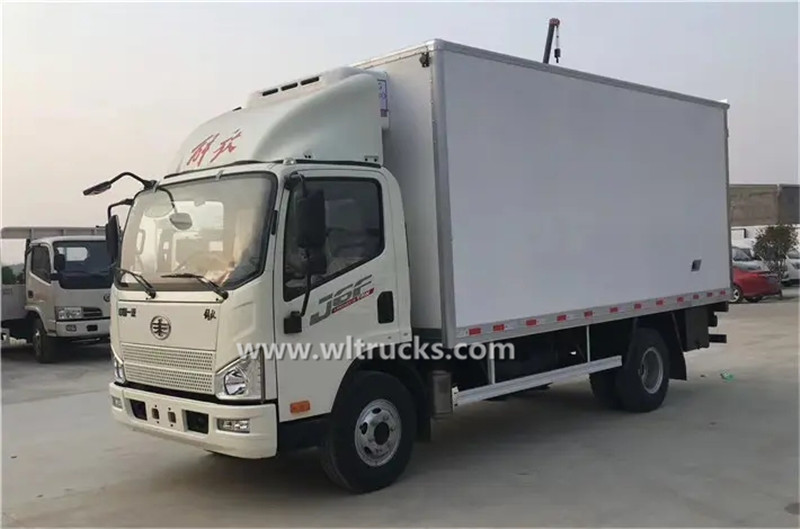 FAW 6 ton refrigerated delivery trucks