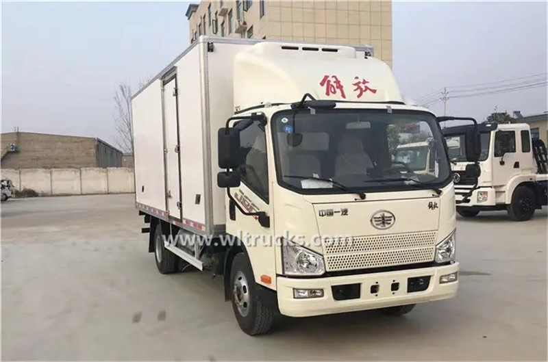 FAW J6 5ton carrier freezer truck