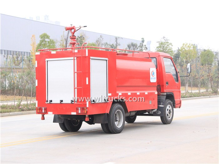 Forland 2m3 small fire fighting water tanker truck