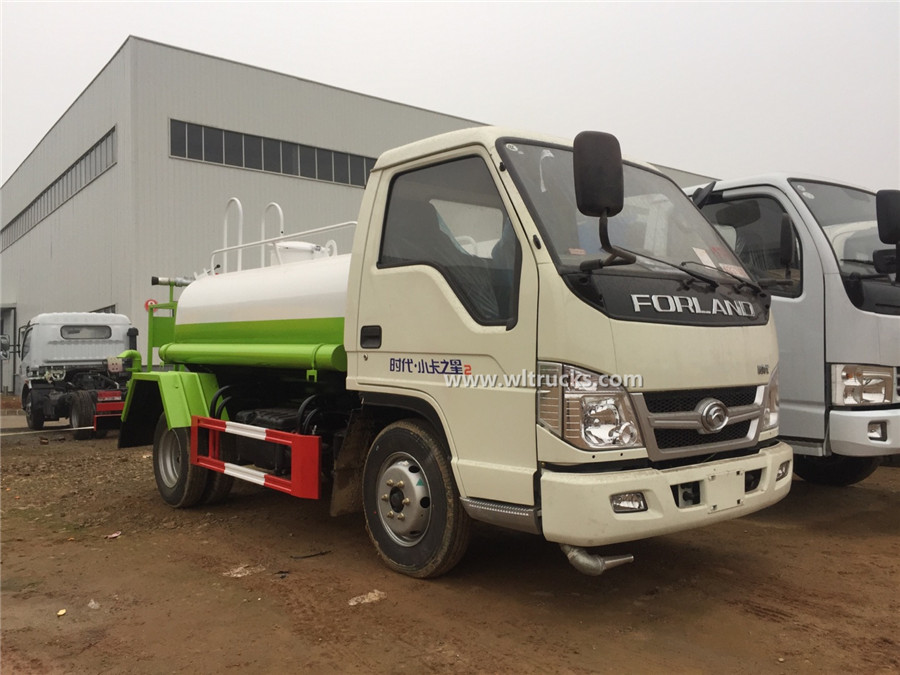 Forland 3000L mini water tanker truck