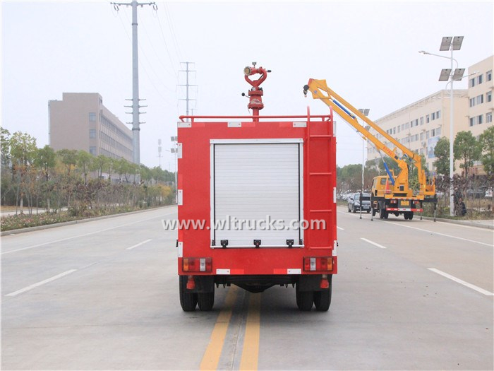 Foton 2cbm water tank fire truck