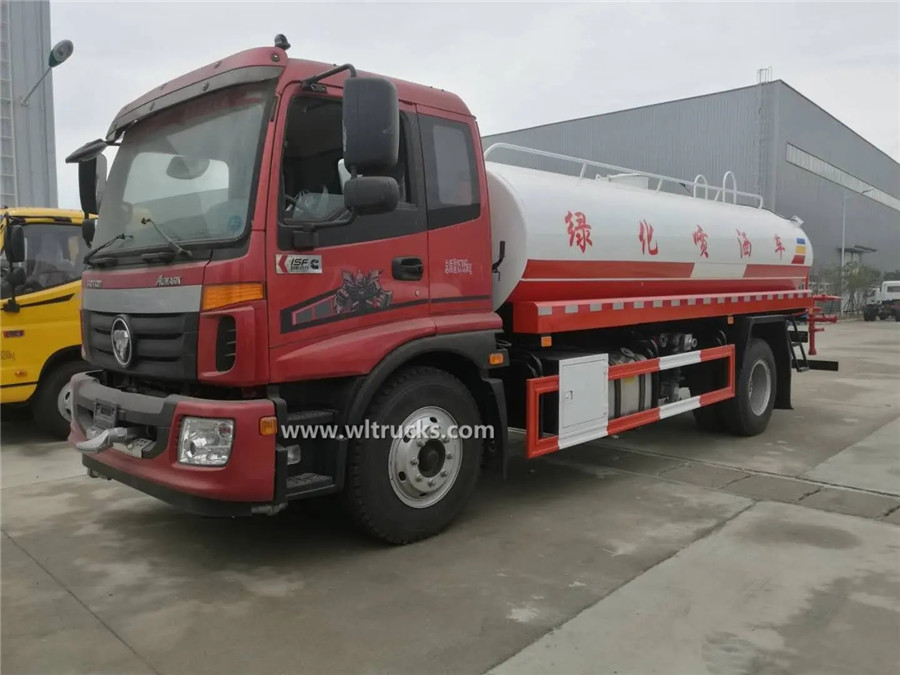 Foton Auman 15m3 water bladder truck