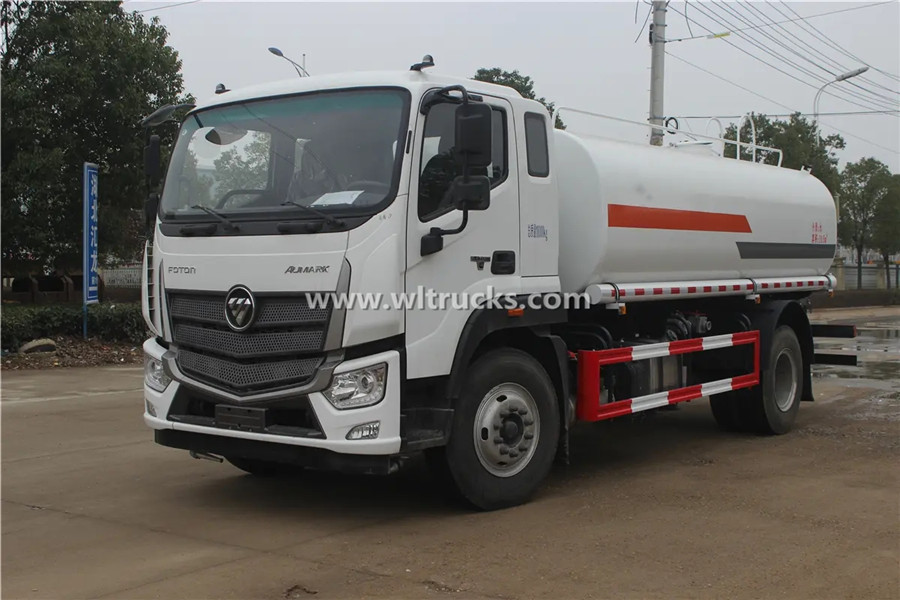 Foton Aumark 15cbm sprinkling water tanker truck