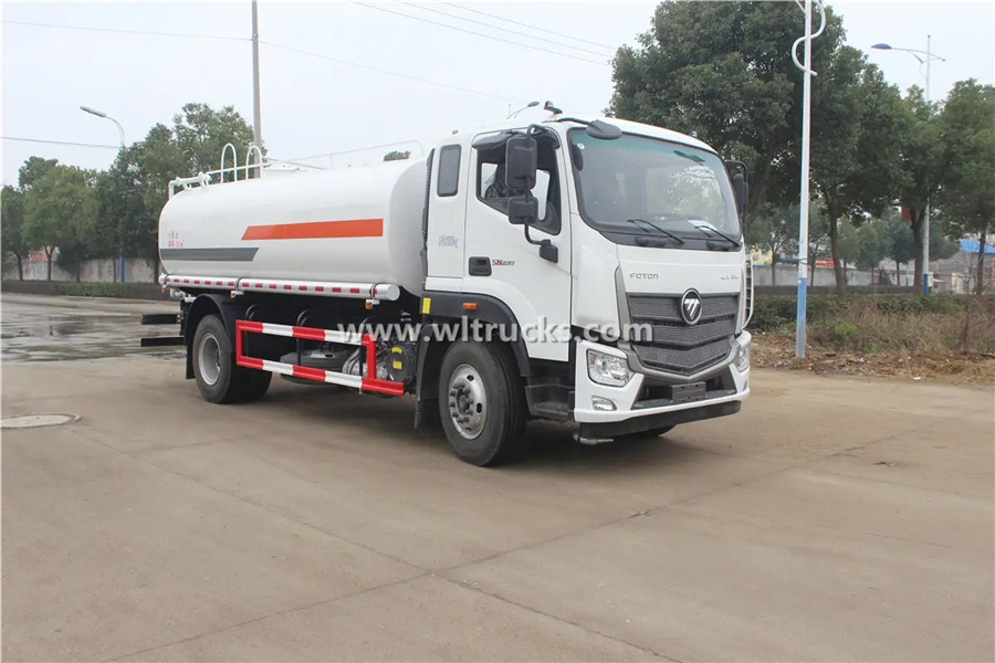 Foton Aumark 15m3 water bowser tanker