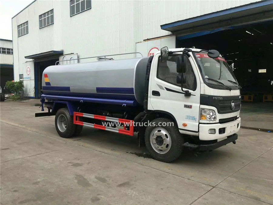 Foton Aumark 8000liters water cart truck