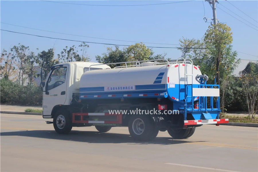 Foton Ollin 5 cubic meters water supply trucks