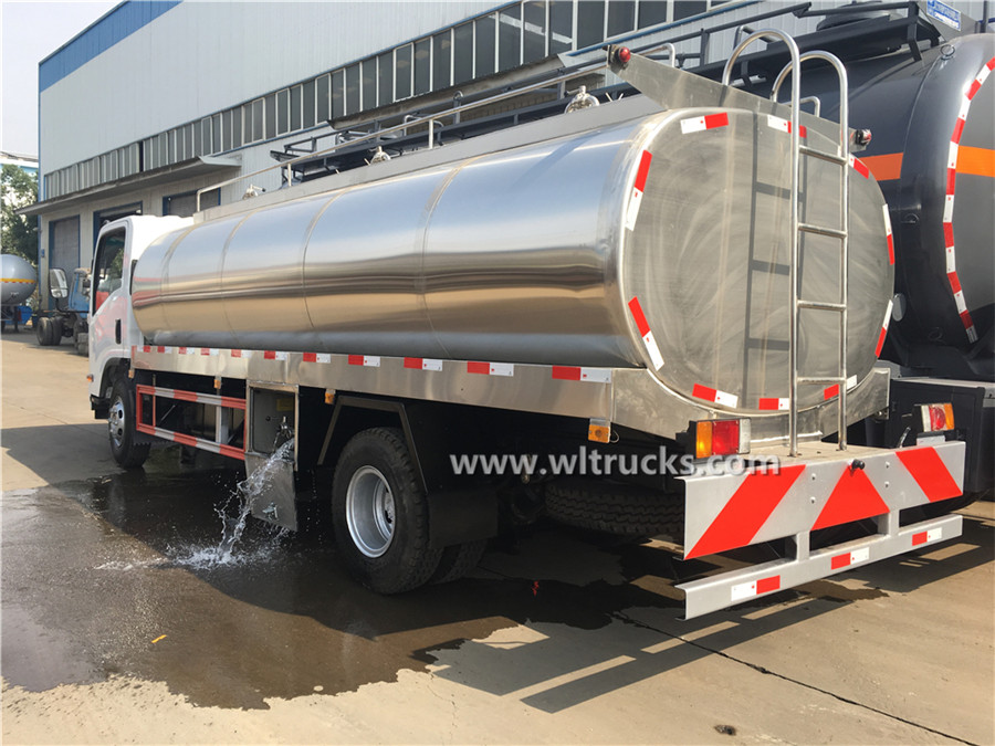 ISUZU 10 ton stainless steel water tanker tank