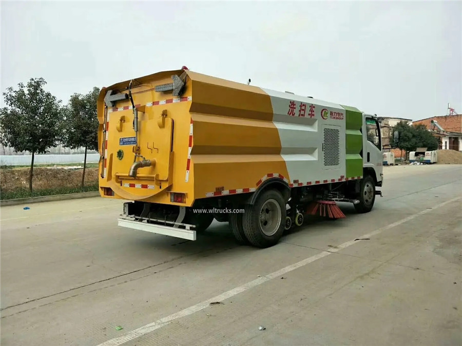 ISUZU ELF 10m3 smart street washing and sweeping truck