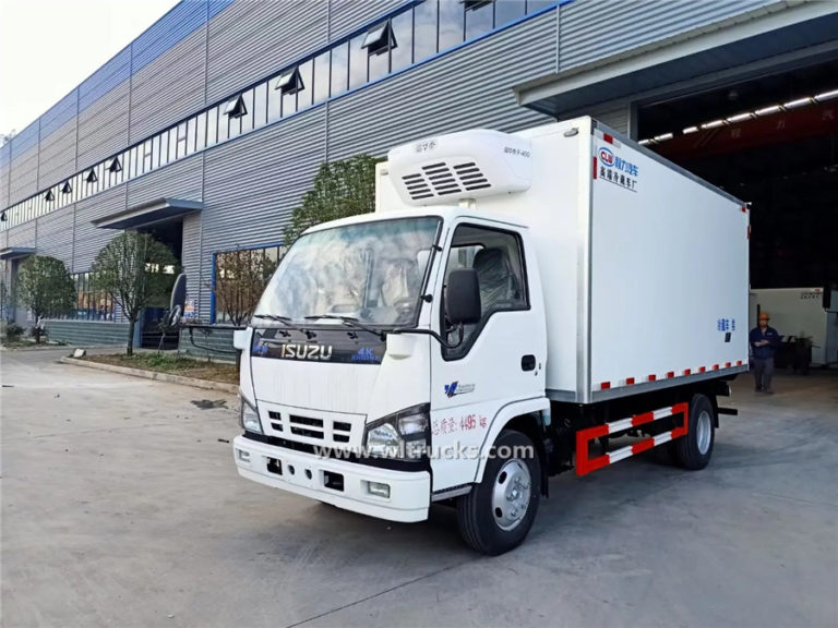 ISUZU 600P 17ft freezer trucks from japan