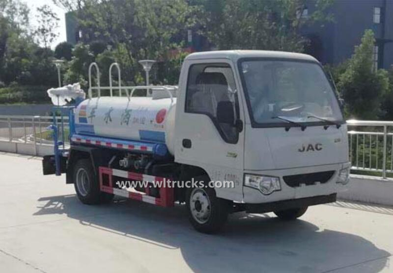 JAC 3000 liter mini water tanker