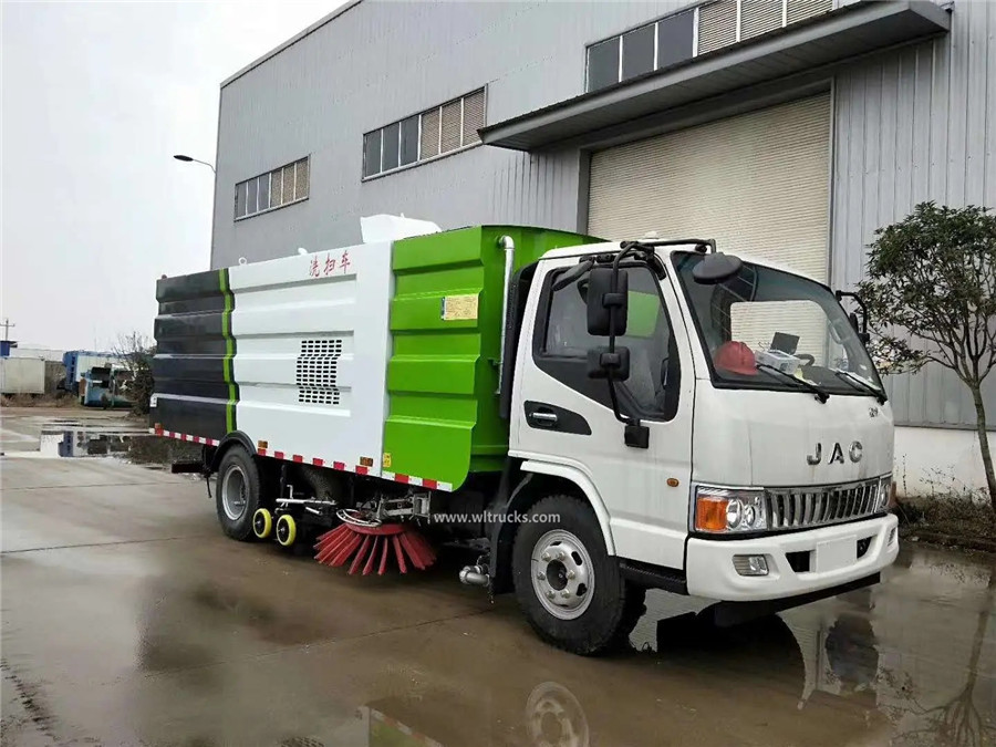 JAC 8 ton street washing and sweeping truck