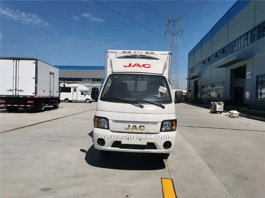 JAC mini diesel 1t refrigeration van truck