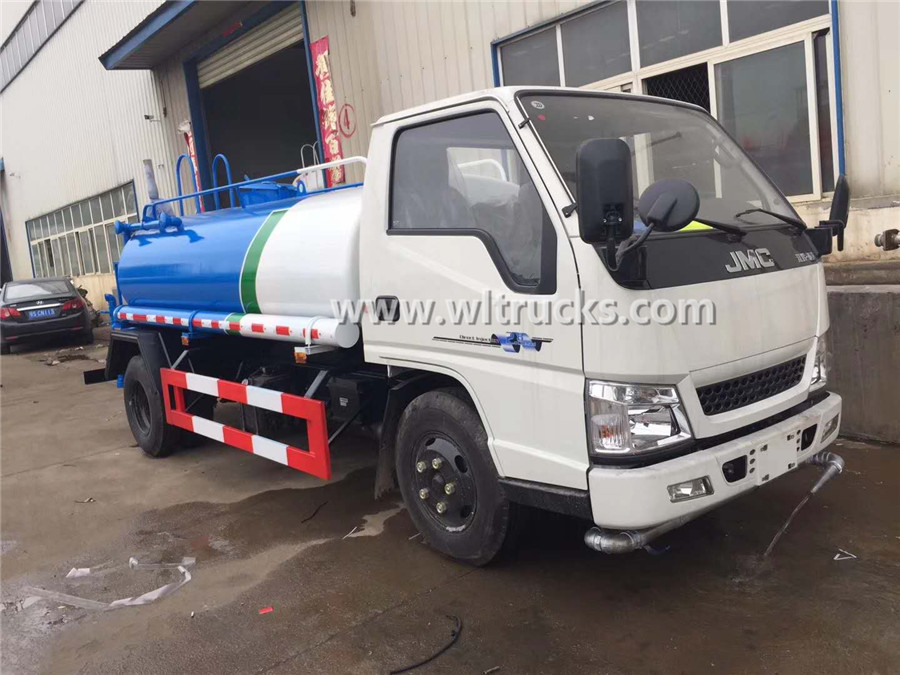 JMC 5000 liters small water sprinkler truck