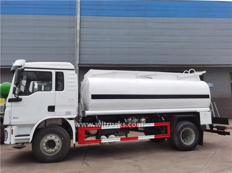Shacman 12-15m3 stainless steel water tank truck