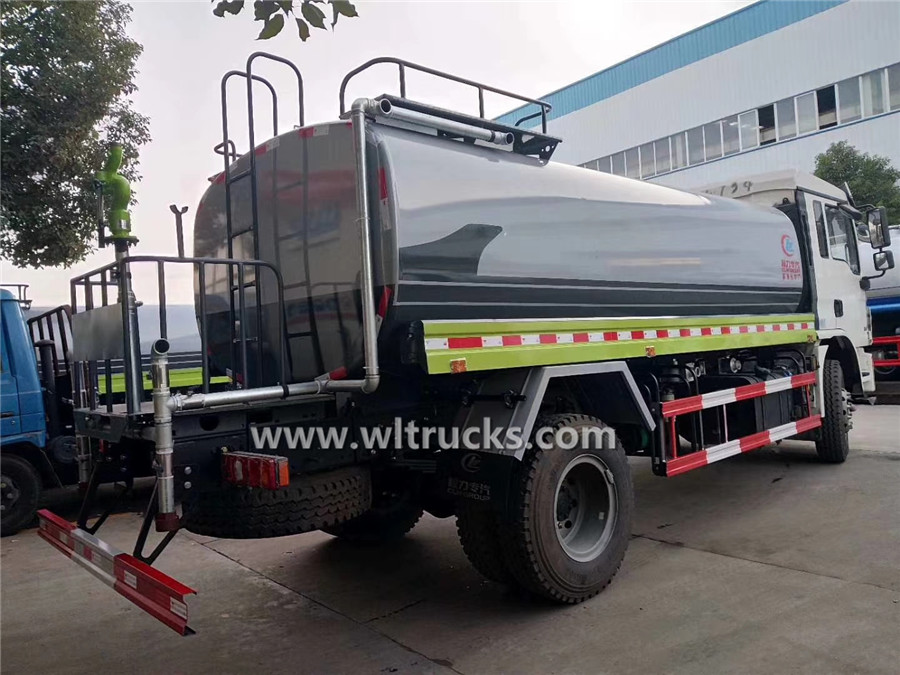 Shacman Delong L3000 15m3 water tank sprinkler truck
