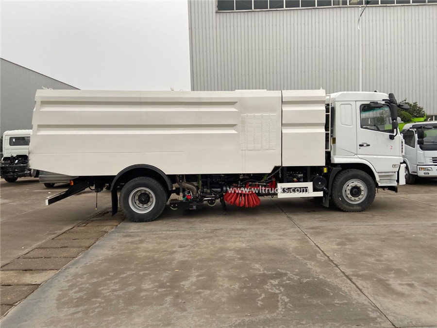 Shacman Xuande 16cbm road washing and sweeping truck