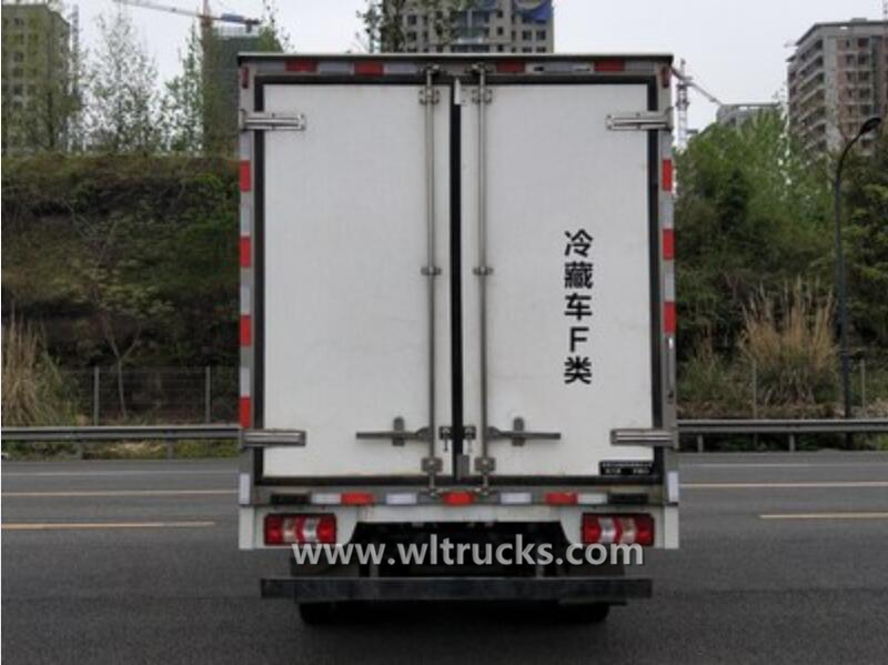 Shacman Xuande E9 3tons electrick refrigerated delivery truck