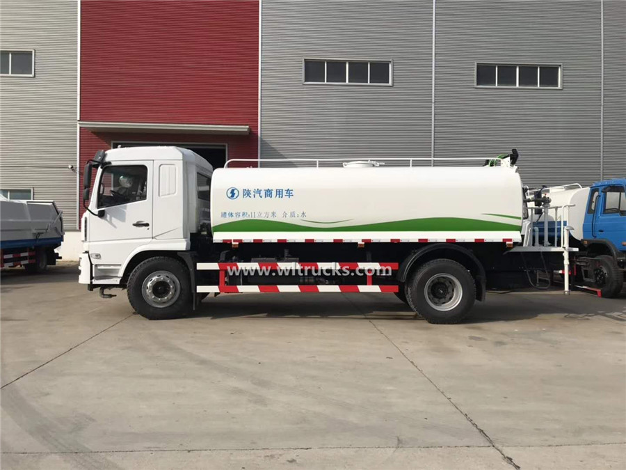 Shacman Xuande X6 15000liters water bowser tanker