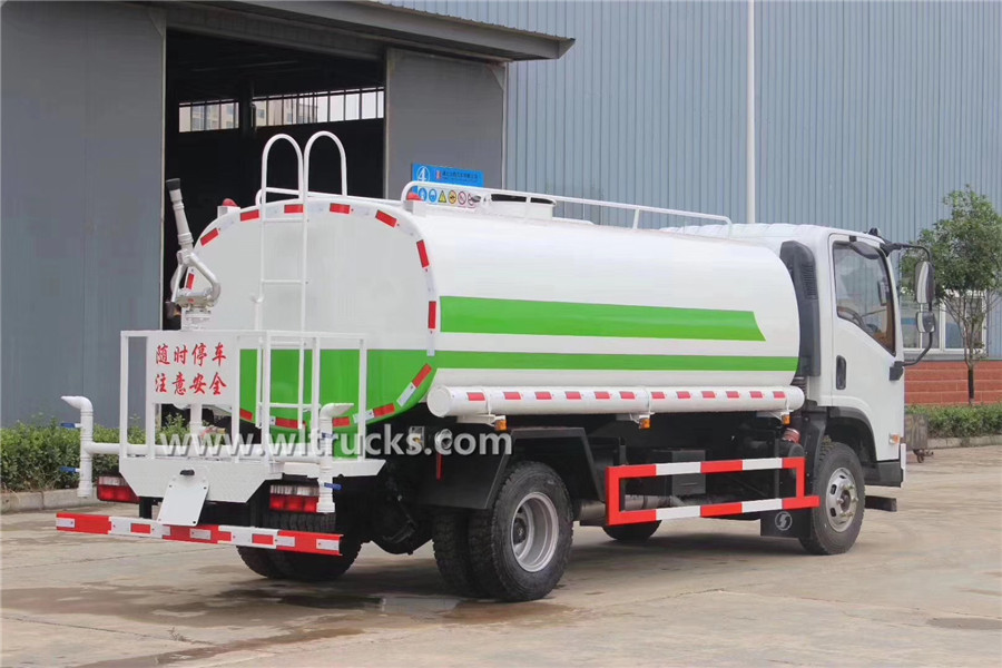 Shacman xuande 9 ton water sprinkler truck