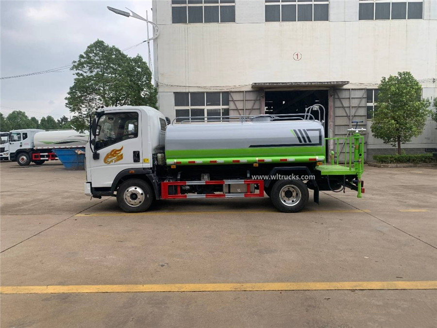 Sinotruk Homan 5m3 small water tank truck