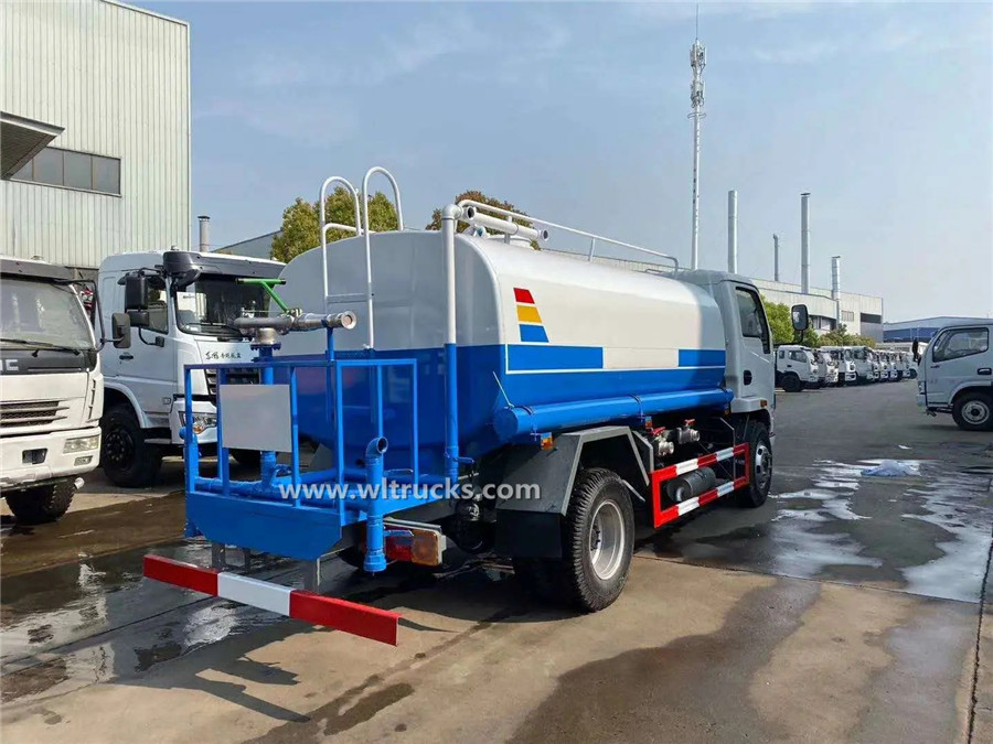 Yuejin 5m3 water bowser tanker