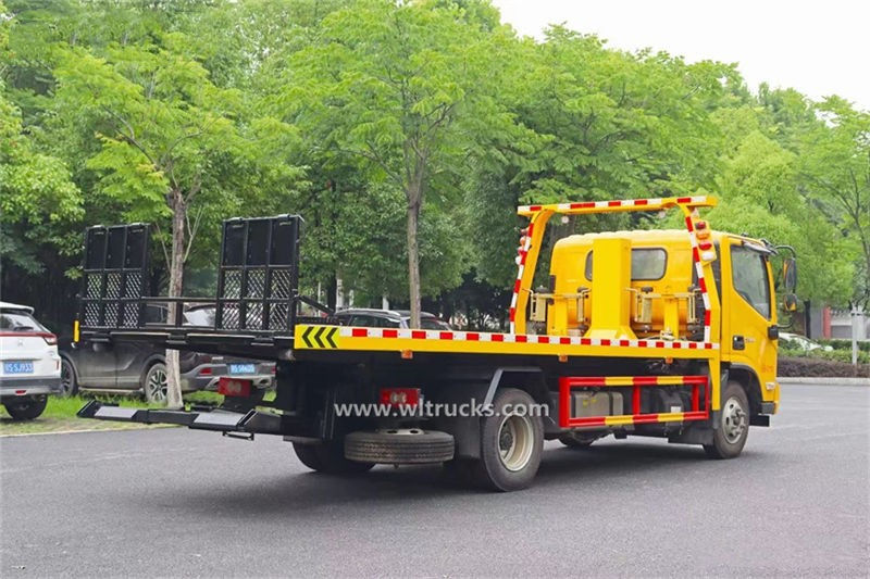 4 ton full landed type flatbed recovery truck