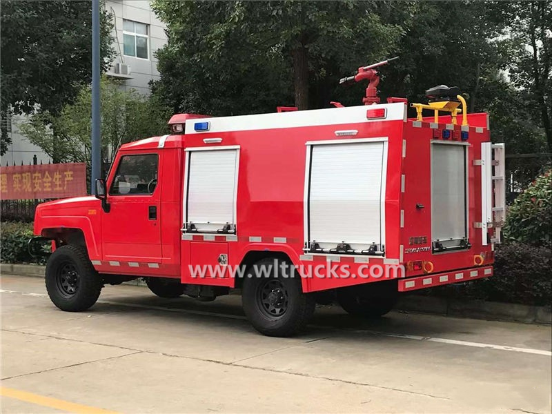 4 wheel full drive fire truck car