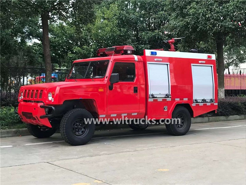 4WD BAIC BJ80 mini fire extinguisher truck