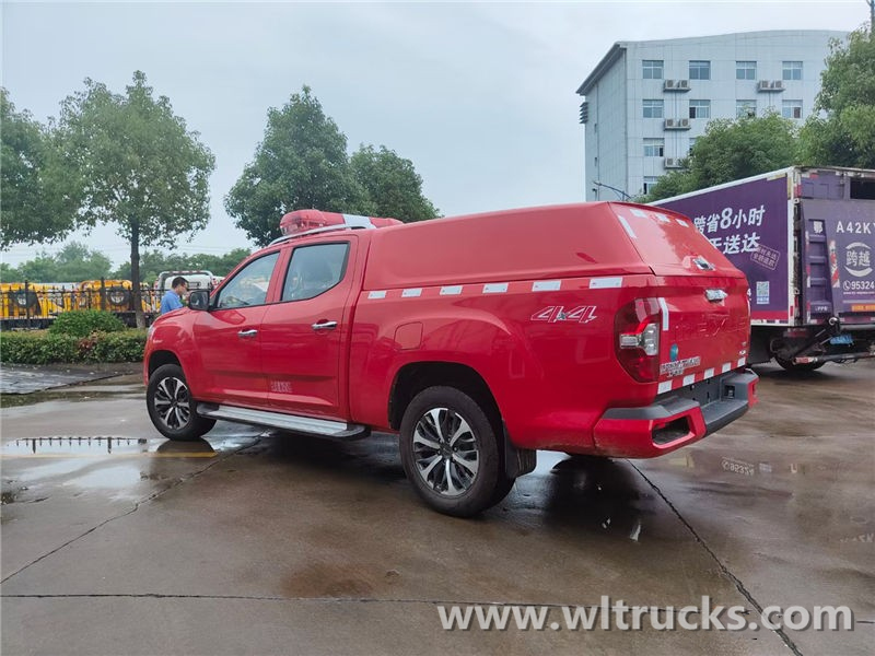 4WD water fire engine truck