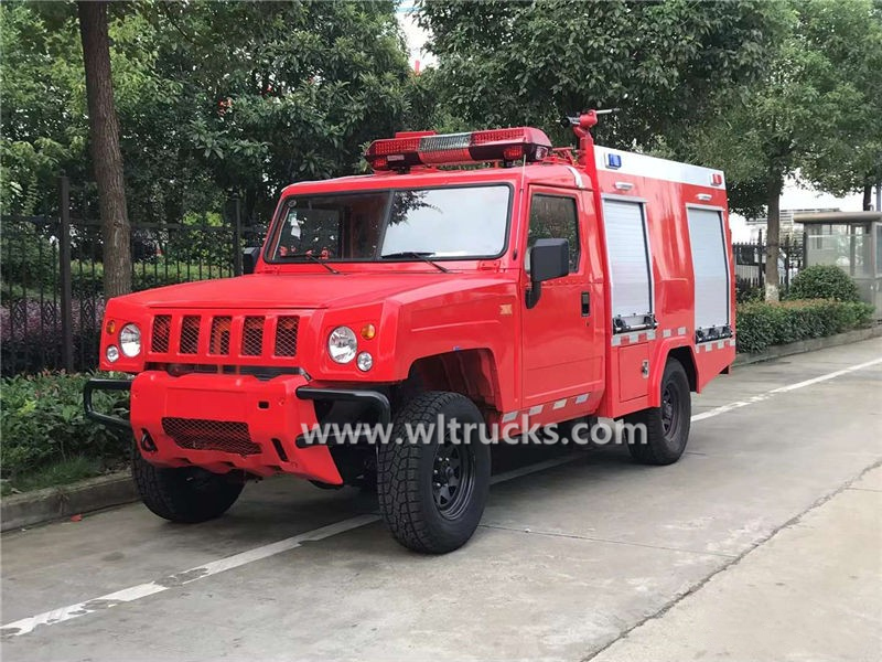 4x4 BAIC BJ80 small off road fire fighter truck