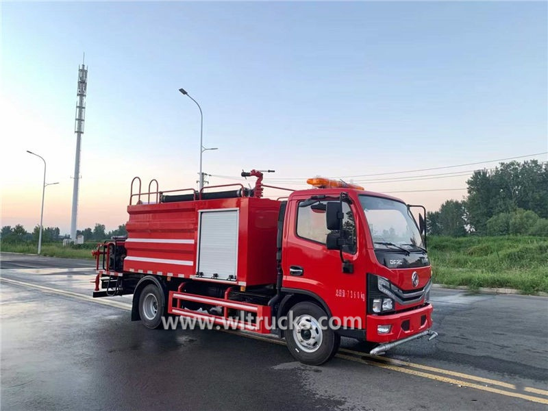 5 ton city fire fighting sprinkler disinfection truck