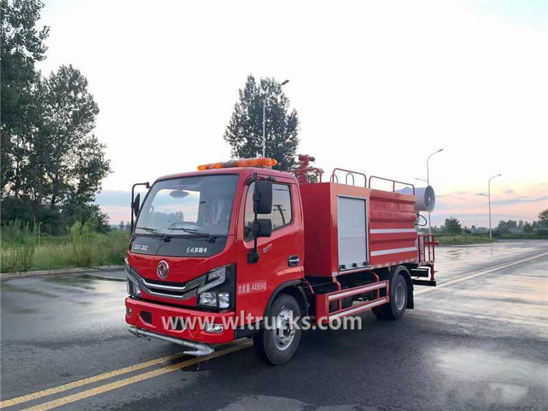 5 ton city fire fighting sprinkler disinfection vehicle