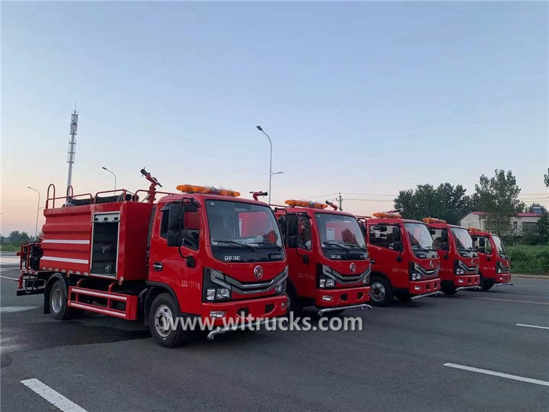 5000L fire fighting sprinkler disinfection truck