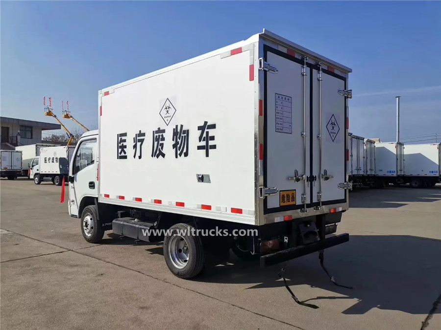 6 tire Yuejin small medical waste transporter
