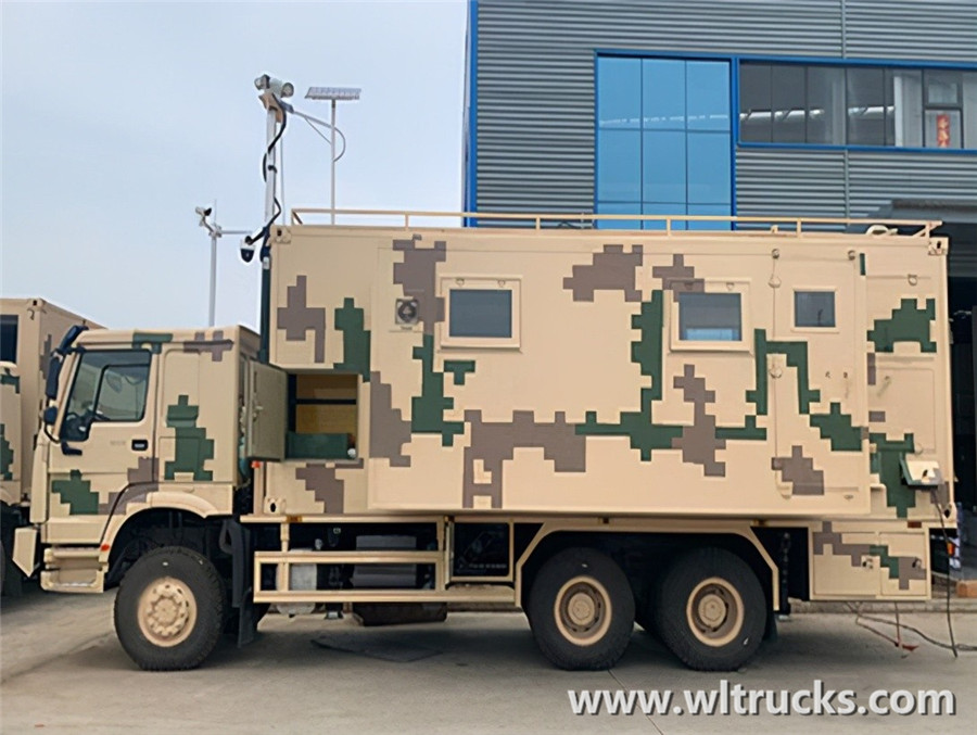 6WD Sinotruk Howo Communication Command truck