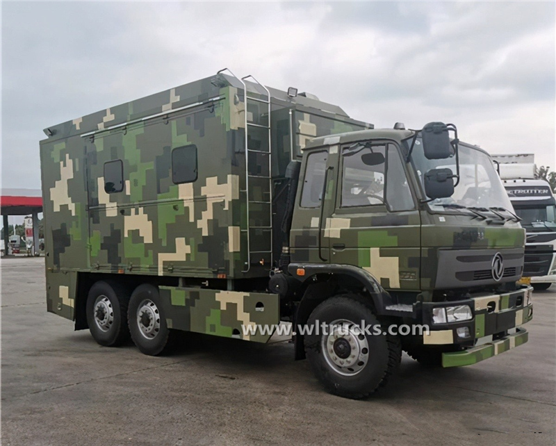 6x6 Dongfeng military food truck