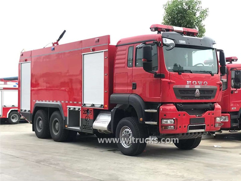 6x6 HOWO 15 ton fire truck