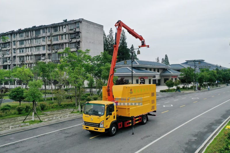 Dayun Branch pruning smash truck