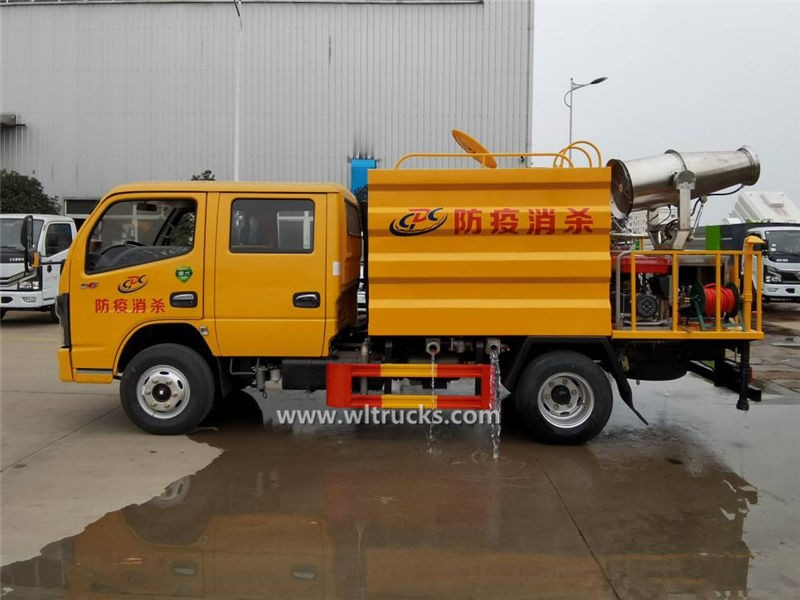Dongfeng double cabin 3000 liters anti-epidemic disinfection vehicle