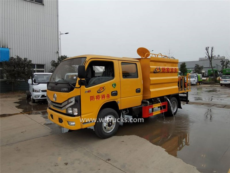Dongfeng double cabin anti-epidemic disinfection truck