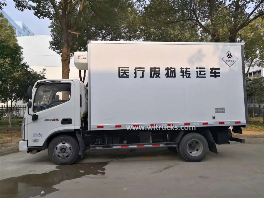 Foton 18m3 hazardous medical waste trucks