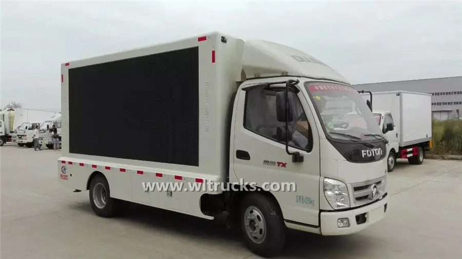 Foton Ollin mobile led advertising truck